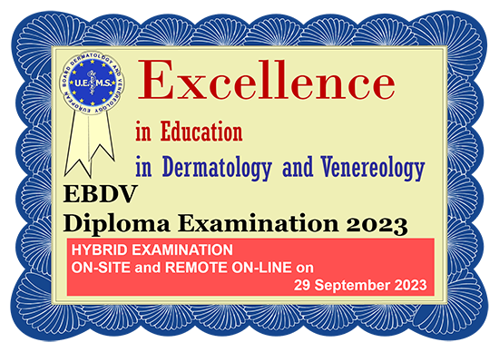 EBDVD examination 2023